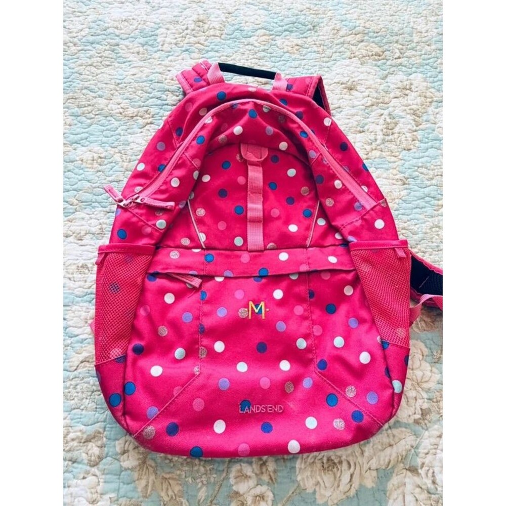 Lands’ End Monogram “M” backpack